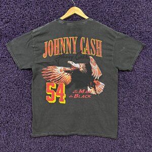 Johnny Cash The Man In Black T-Shirt Size Medium